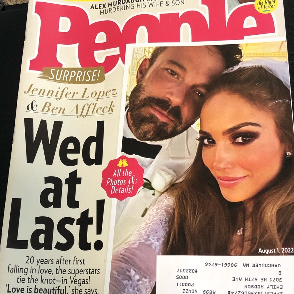 People Magazine JLo and Ben